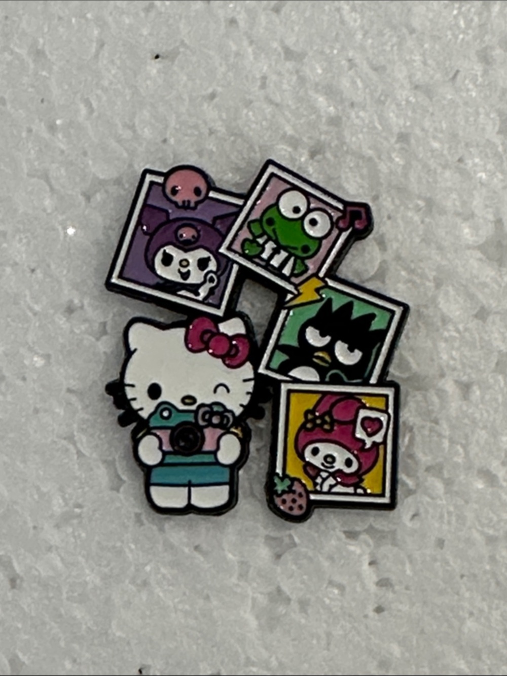 Sanrio Hello Kitty and Friends Enamel Pin - Pink, White, Green, Purple